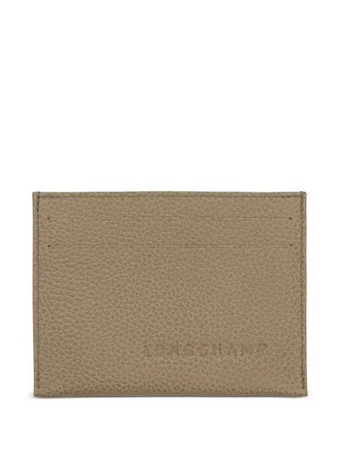 Longchamp Le Foulonné card holder Neutrals L3218021M69