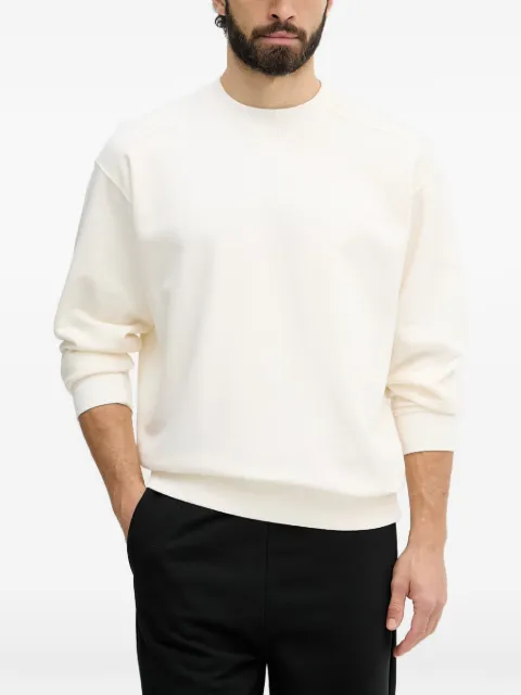 Benetton logo-patch sweater White 3Q8HU1095