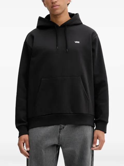 Vans logo-print drawstring hoodie Black VN000R9YBLK1
