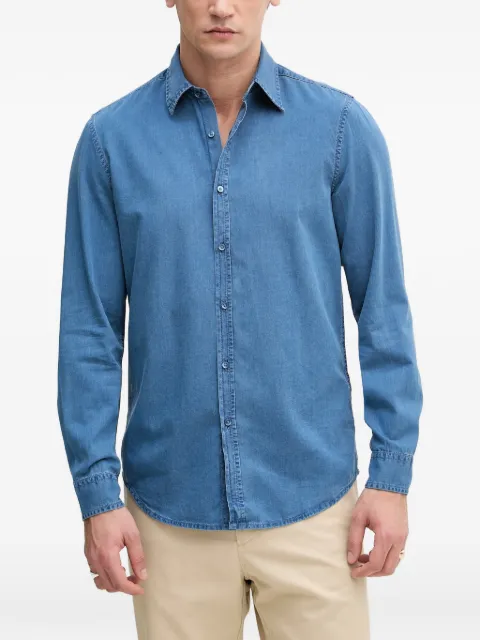 Benetton washed-denim shirt Blue 58JKUQ065