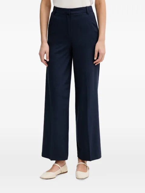 Benetton pressed-crease wide-leg trousers Blue 4962DF07F