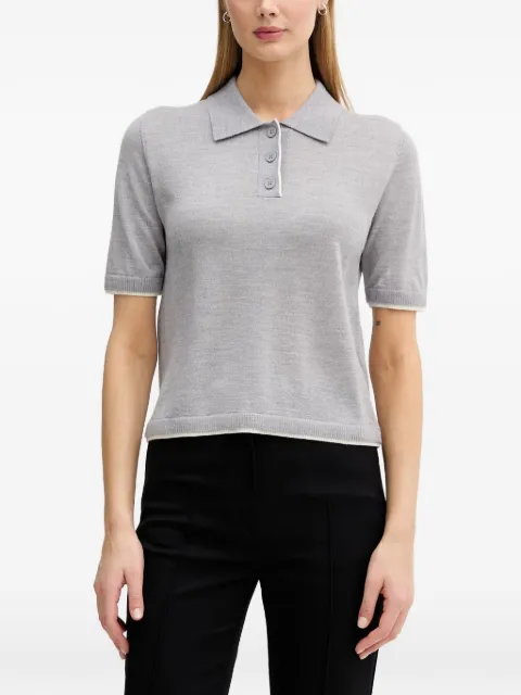 Benetton short-sleeve polo shirt Grey 11AHD301J