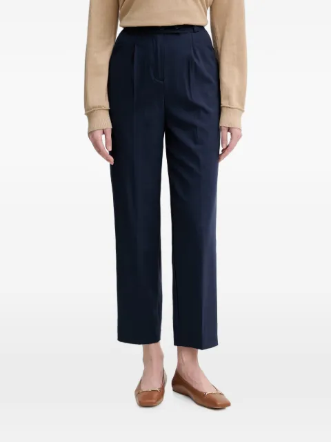 Benetton pleat-detail tailored trousers Blue 4962DF0AH