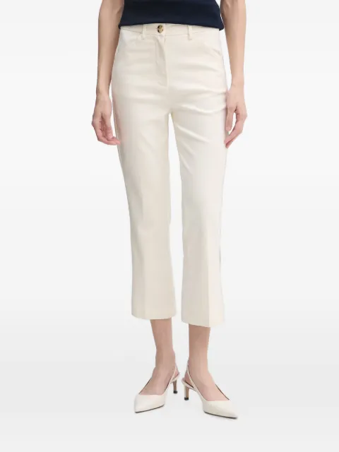 Benetton pressed-crease cropped trousers White 4SQPDF08A