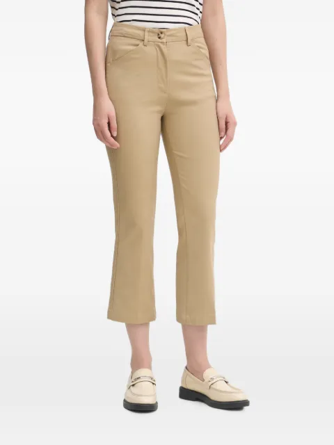 Benetton cropped flared trousers Neutrals 4SQPDF08A