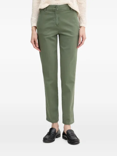 Benetton straight-leg chino trousers Green 4Y77DF0AW