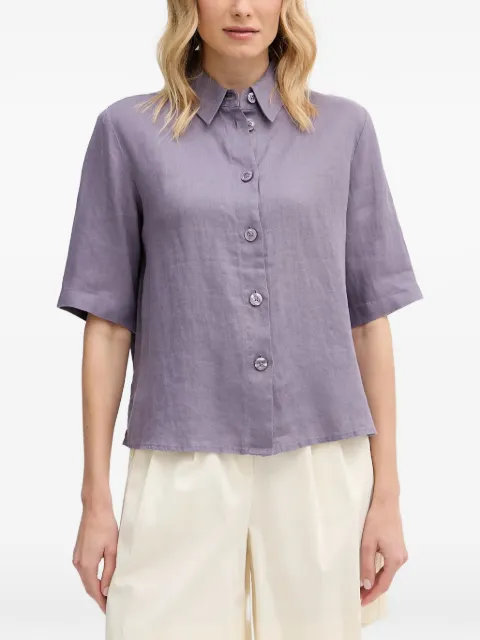 Benetton short-sleeve shirt Purple 5BML5QB75