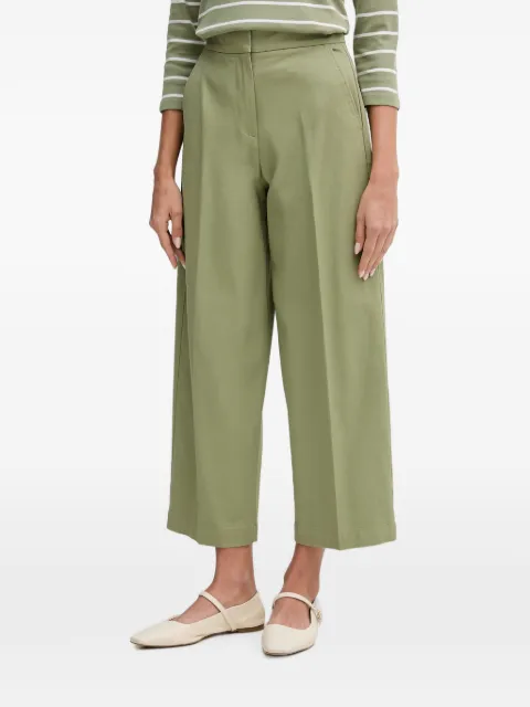 Benetton pressed-crease wide-leg trousers Green 4FRXDF0B0