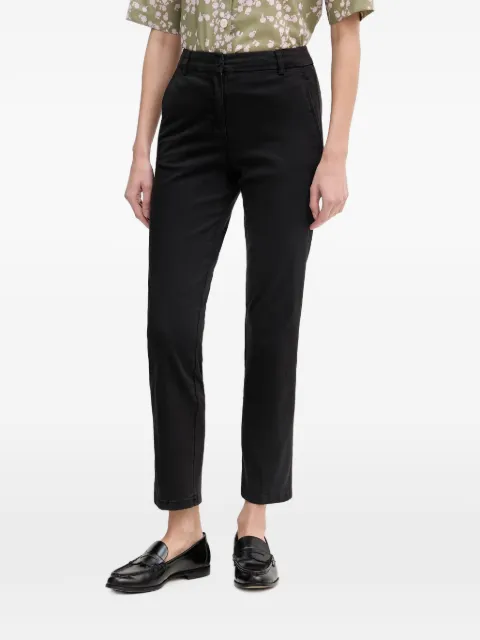 Benetton slim-fit cropped trousers Black 4Y77DF0AW