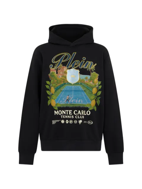 Philipp Plein Monte Carlo Tennis Club hoodie Black PAFCMJB4003PTE180N