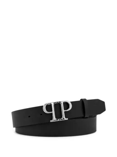 Philipp Plein leather belt PP Black UAFAMVA0998PLE010N