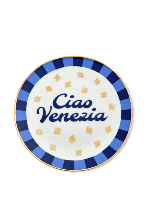 Bitossi Home Ciao Venezia striped plate White CIA00101SINGLE