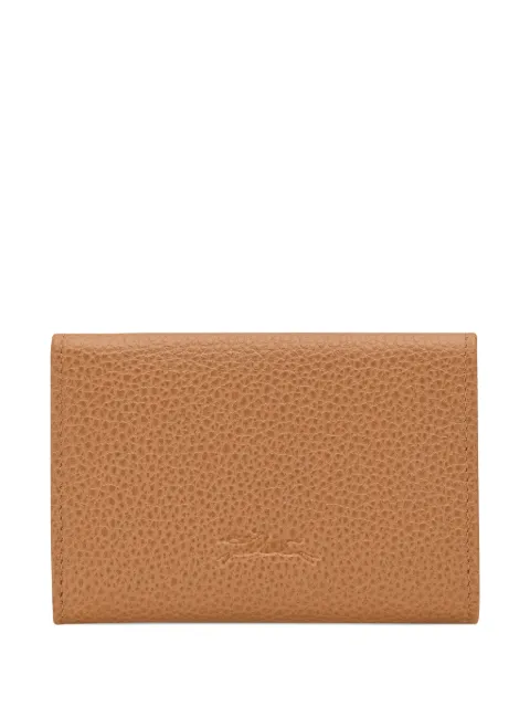 Longchamp Le Foulonné compact wallet Brown 30058021M74