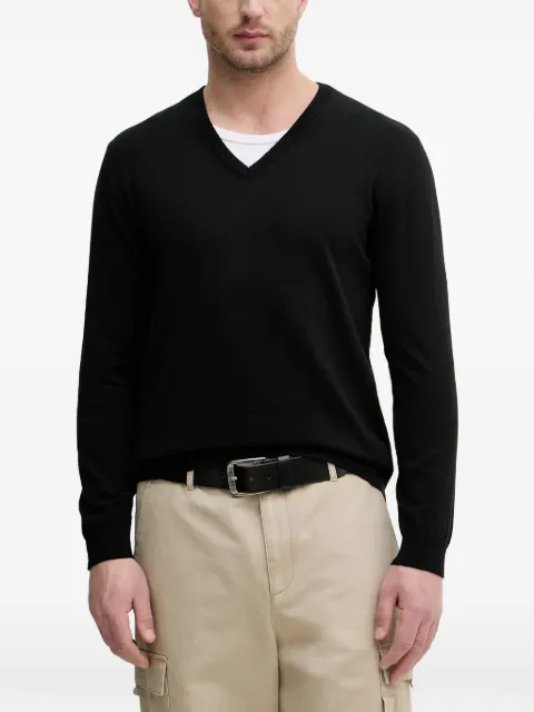 Benetton V-neck sweater Black 1098U4486