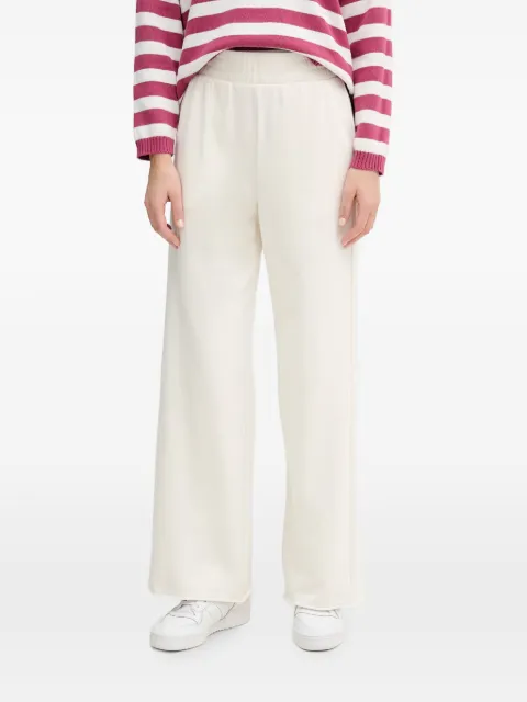 Benetton elasticated-waist raw-cut track pants Neutrals 3PTPDF01I