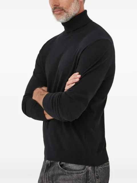 Benetton roll-neck long-sleeve sweater Black 1002U1G34507