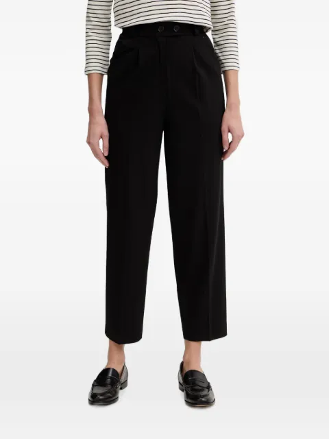 Benetton pleated straight-leg trousers Black 4962DF0AH