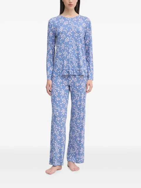 Benetton floral-print pajamas Blue 38C83P04I