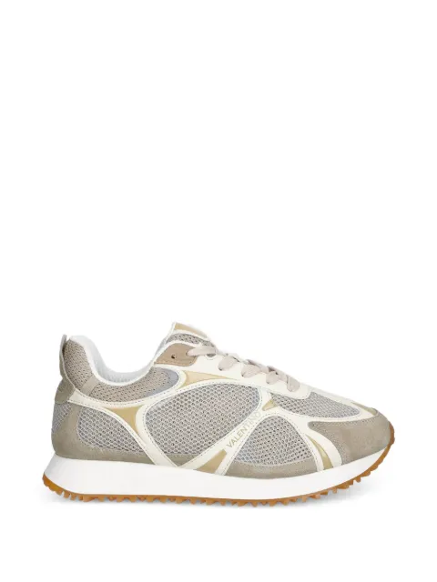 MARIO VALENTINO panelled mesh sneakers Neutrals 91M4601MSH