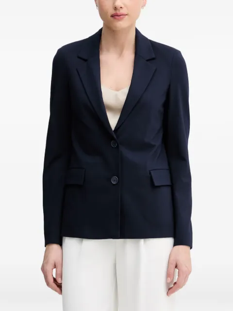 Benetton notched-lapel button-fastening blazer Blue 27CKDW03K