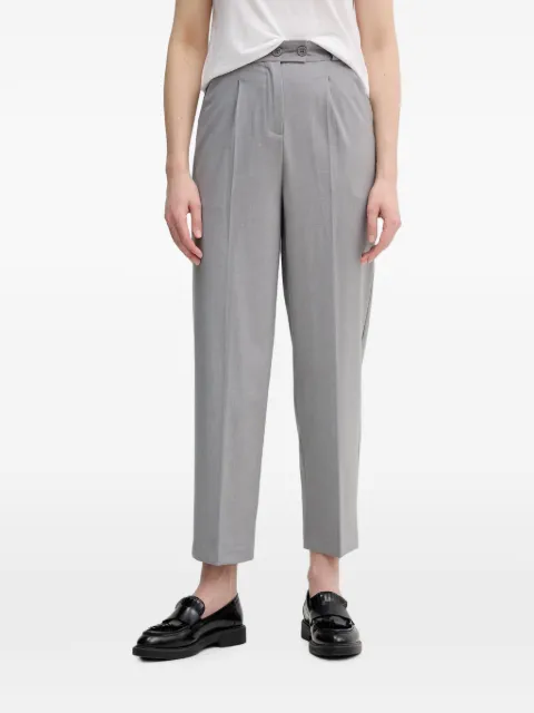 Benetton pleated straight-leg trousers Grey 4962DF0AH