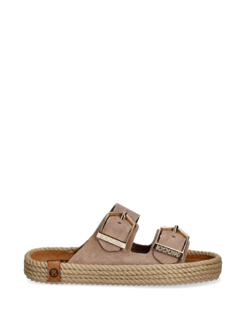 BOHONOMAD buckle-fastening rope-detail espadrilles Neutrals SYD12