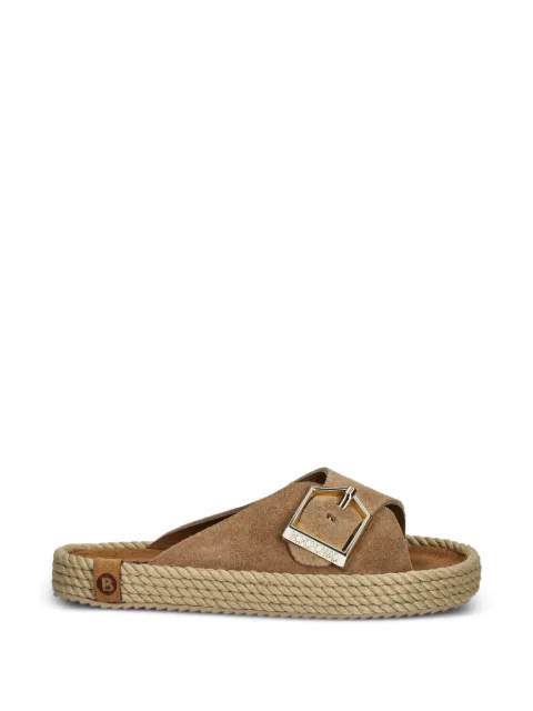 BOHONOMAD buckle-fastening rope-trim espadrilles Neutrals CAS12