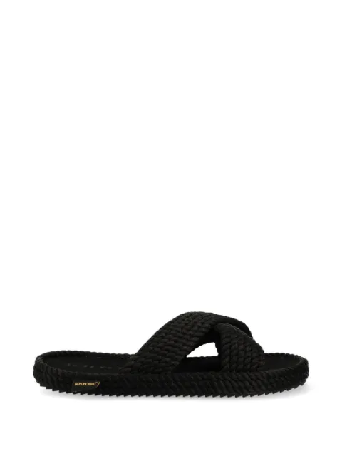 BOHONOMAD rope crossover-strap espadrilles Black BAR2020