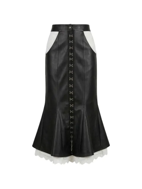 Almaz Frontier hook-fastening midi skirt Black SK0201FW26