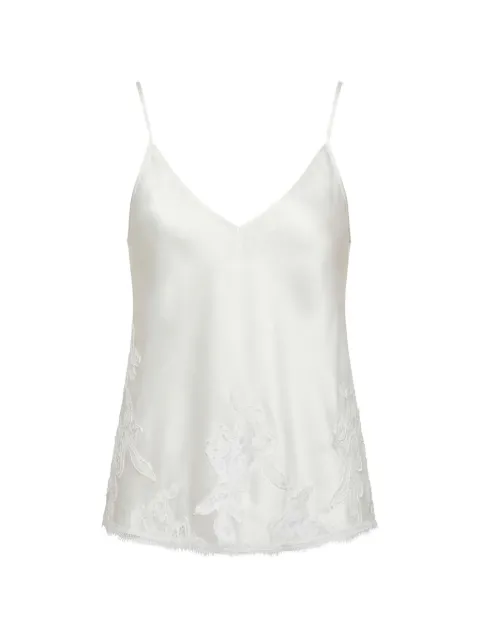 Almaz PillowTalk lace-appliqué top White TP0501FW24