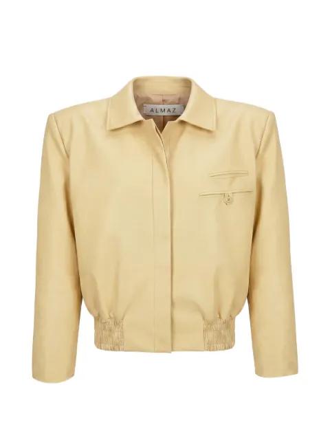 Almaz Vanilla Vice elasticated-hem bomber jacket Neutrals JK0201SS26