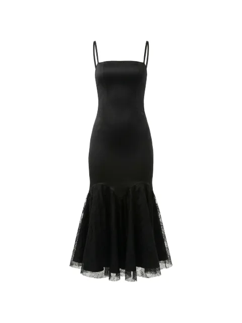 Almaz Rogue lace-panelled dress Black DR0302FW26
