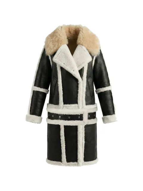 Almaz Sheriff shearling coat Black JK0701FW26