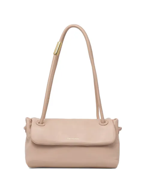 Trussardi logo-lettering foldover tote bag Neutrals Z610E006437N