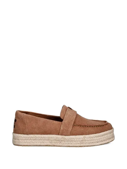 Toms Blakely suede platform espadrilles Brown 10023060