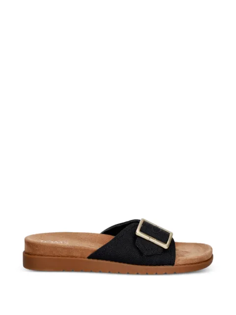 Toms Marin buckle-detail slides Black 10023103