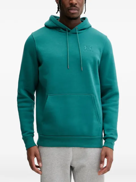 Under Armour Icon logo-embroidered pouch-pocket hoodie Green 1373880