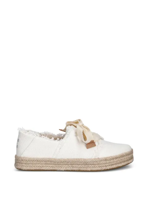 Toms Carolina frayed espadrille sneakers White 10021879