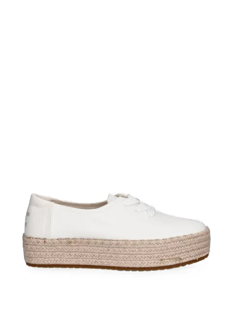 Toms Valencia platform braided-sole sneakers White 10023275