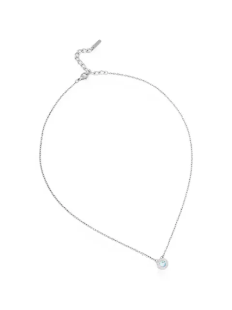 Trussardi logo-engraved necklace Silver TJAXC109