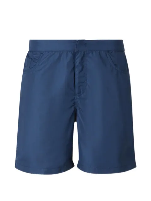 Richard J. Brown embroidered-logo swim shorts Blue LIPARIS10