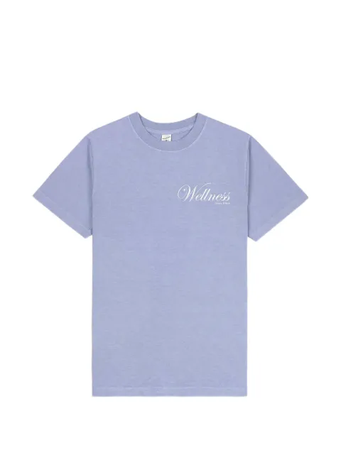 Sporty & Rich Avenue crew-neck T-shirt Blue TO11976083BL43100