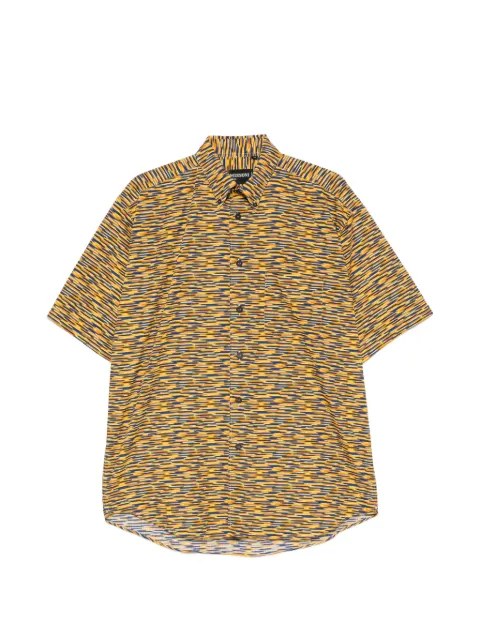 Missoni Pre-Owned 2000s abstract-print short-sleeve shirt Yellow MI250BHJ
