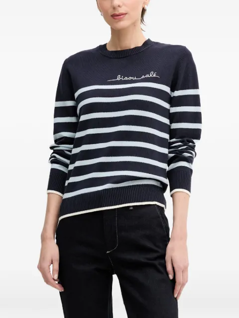Benetton striped sweater Blue 1TTTE10GK