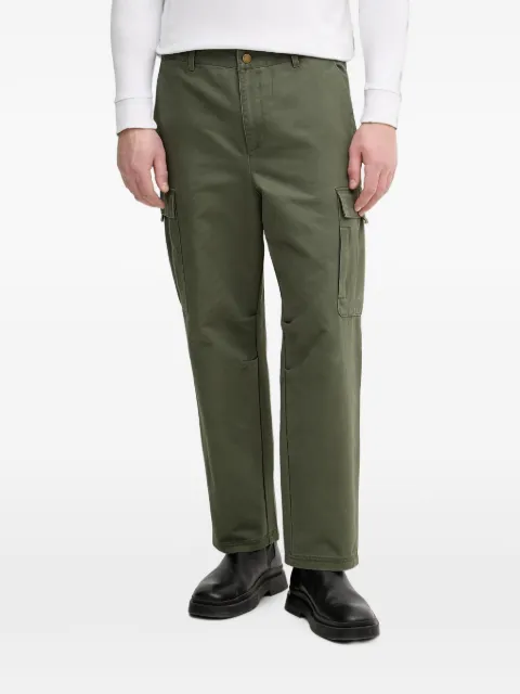 Benetton logo-patch cargo pants Green 4OAEUF061
