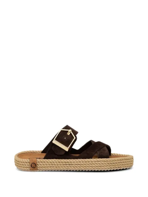 BOHONOMAD Sevilla buckle-fastening rope-sole espadrilles Brown SEV12