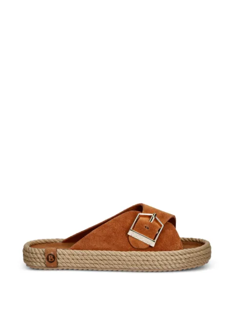 BOHONOMAD buckle-fastening rope-detail espadrilles Brown CAS12