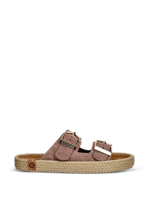 BOHONOMAD buckle-fastening rope-trimmed espadrilles Brown SYD12