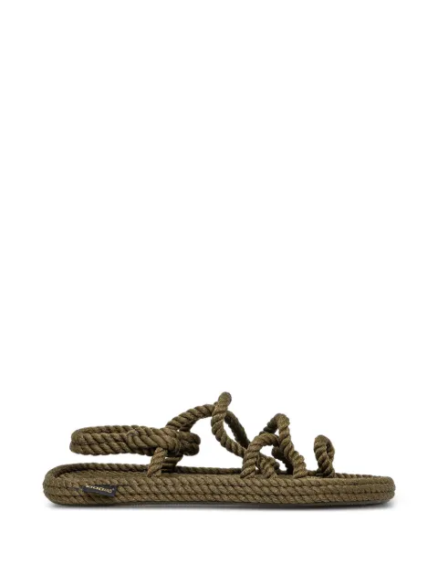 BOHONOMAD Ibiza rope slingback sandals Green IBZ0011