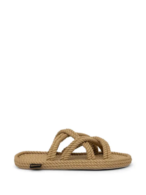 BOHONOMAD Bodrum rope-detail braided espadrilles Neutrals BOD0012